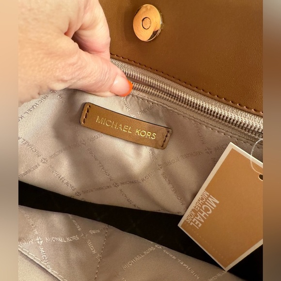 Michael Kors MK Logo Crossbody Tote - Picture 12 of 14